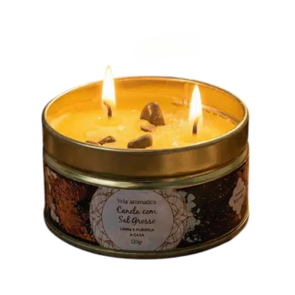 Vela Canela e Sal Grosso com Pirite | 120 g