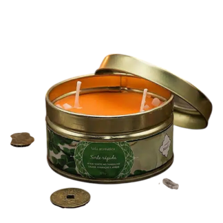 Vela Sorte Rápida Com Quartzo | 120 g