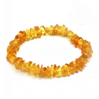 Pulseira de Âmbar Mel – CHIP Infantil