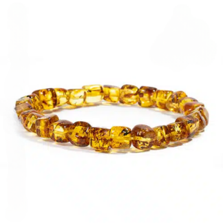 Pulseira de Âmbar – Rolado Adulto