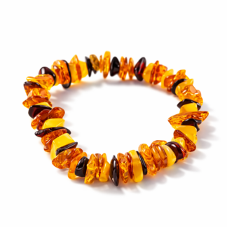 Pulseira de Âmbar Misto – CHIP Infantil