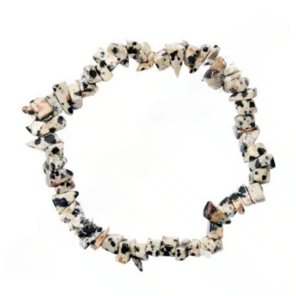 Pulseira de Jaspe Dalmata – Chip