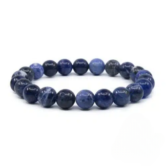 Pulseira de Sodalite – Esferas 8 mm