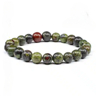 Pulseira de Jaspe Dragão – Esferas 8 mm