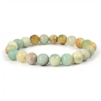 Pulseira de Amazonite - Relaxamento, Intuição e Proteção Energética