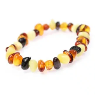 Pulseira de Âmbar Misto – Infantil