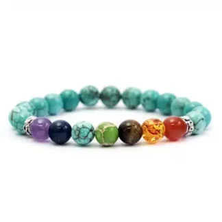 Pulseira dos 7 Chakras – Turquesas