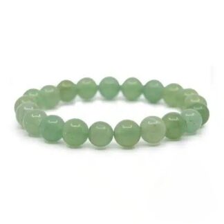 Pulseira de Aventurina Verde - Esferas 8 mm