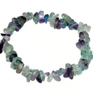 Pulseira de Fluorite Arco Íris – Chip